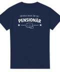 Pensionärsliv t-shirt med text Denna man är nu pensionär skämt