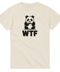 Söt men farlig panda i grafisk stil – unik illustrationstryck