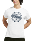 Quizkungen T-shirt retro badge vit