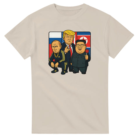 T-Shirt - Supermaktspojkarna – t-shirt med unikt designtryck