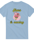 Glass och samlag illustration t-shirt rolig present