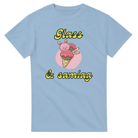Glass och samlag illustration t-shirt rolig present