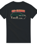 T-shirt med grön Volvo 850 och texten 850-Klubben i grafisk design
