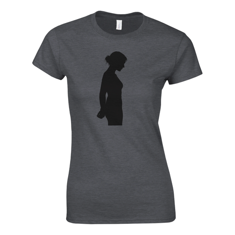 T-shirt Dam Classic – Hands Bound – t-shirt med unikt designtryck