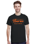 What happens in Borås..." textmotiv t-shirt