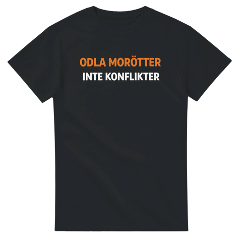 Svensk citat-design med orange och vit text för trädgårdsintresserade – grafisk t-shirt