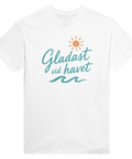Harmoniskt havsmotiv med sol och vågor – grafisk t-shirt
