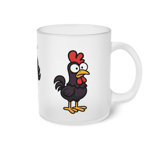 Frostat dricksglas - Rooster
