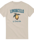 Italienskt inspirerat motiv av en handritad citron – Limoncello design