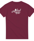 Naturinspirerad design med Bird Nerd citat – grafisk t-shirt för ornitologer