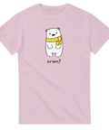 Gulligt djurmotiv med isbjörn och texten kram – grafisk t-shirt