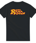 Retro citat-tryck Rena Rama Röven på svart t-shirt