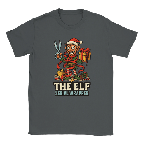 Julmotiv t-shirt – tomtenisse Serial Wrapper