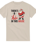 Retro illustration av jultomte och humoristiskt citat – julig t-shirt