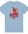 T-shirt med en chili i brudslöja och texten Snart gift, fortfarande het