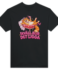 T-shirt med en katt i ett cocktailglas och texten Ikväll blir det ligga
