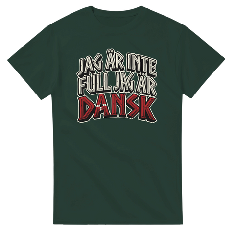 Nordisk humor-design med ruffig vintage-look och kraftig text