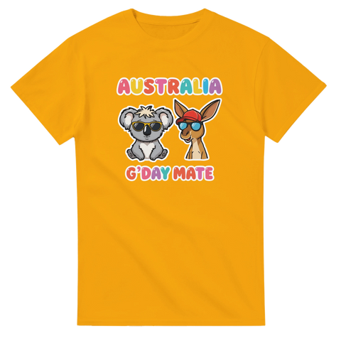 G'day Mate t-shirt Australien djur rolig känguru koala present