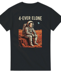 Satirisk illustration av Elon Musk som astronaut på Mars – grafisk t-shirt