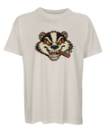 Billy Badger seriefigur med cigarr på vit oversized t-shirt i retrostil.