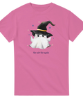 Sött spöke med texten för söt för spök – rosa t-shirt