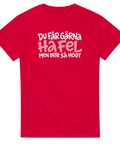 Produktbild 4 av rolig t-shirt med texten Du får gärna ha fel, men inte så högt