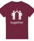 Symboliskt tryck för teamkänsla och framgång i minimalistisk stil – t-shirt