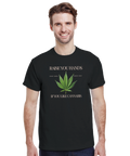T-shirt Original - Raise your hands if you like cannabis – t-shirt med unikt designtryck