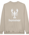 Minimalistisk illustration av en hummer med text – humoristisk tröja