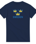 retro t-shirt med svenska rikssymbolen