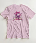 T-shirt med rosa discokula, rosett, brudslöja och texten Möhippa