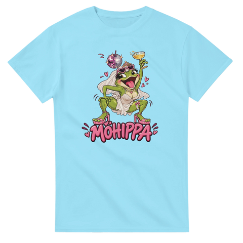 Hen party T-shirt with the “Möhippa Party” design