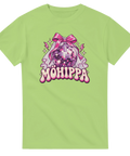 T-shirt med rosa discokula, rosett, brudslöja och texten Möhippa