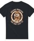Illustration av igelkott som detektiv med förstoringsglas – grafisk t-shirt