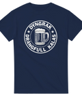T-shirt med texten Dyngrak Drängfull Kalas och en ölkupa
