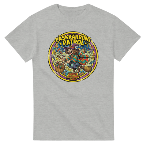 Detaljrik påsk-illustration i klassisk retrostil – grafisk t-shirt