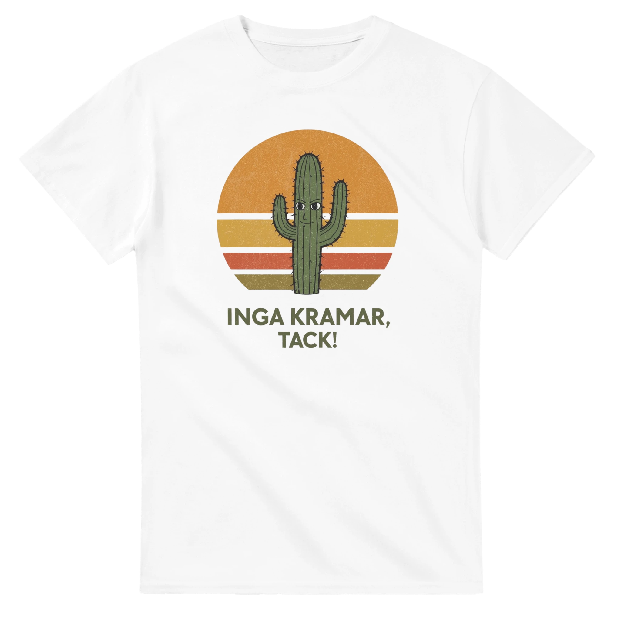T-shirt Inga kramar, tack | Rolig t-shirt med kaktus – Shirty