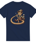 Vintage inspirerad grafisk t-shirt med en vuxen version av Pinocchio