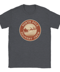 Jul t-shirt med ren och släde – North Pole Delivery Crew