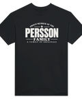 Svart t-shirt med texten Persson – A Family of Originals