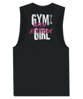 Grafiskt motiv med texten Gym Girl With Attitude och en hantel