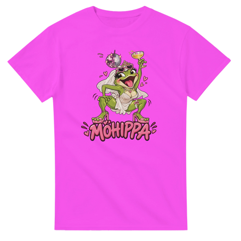 Hen party T-shirt with the “Möhippa Party” design