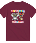 Söt Australien t-shirt koala känguru solglasögon G'day Mate