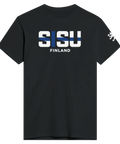 Nordisk t-shirt med Sisu-motiv och ren typografi