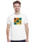 T-shirt med fladdermusillustration – bat t-shirt