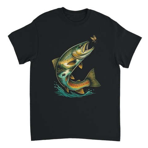 T-shirt med motivet Hooked on Nature