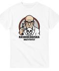 Grafisk illustration av en läkare med dödskalle – historisk t-shirt