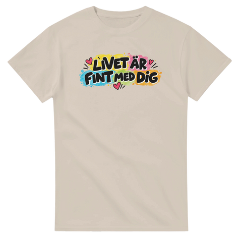 T-shirt med Livet är fint med dig – produktbild 2 från Shirty