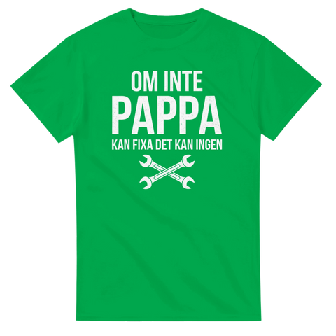 Klassiskt verktygsmotiv med humoristisk text för pappan som älskar att meka – t-shirt tryck