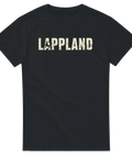 Rustikt tryck med nordiskt tema och ren-illustration – t-shirt för friluftsliv